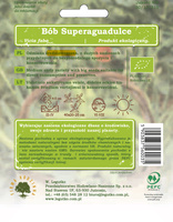 Bób ogrodowy SUPERAGUADULCE 40g BIO (Vicia faba)