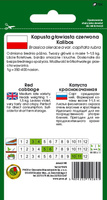 Kapusta głowiasta czerwona stożkowa KALIBOS 1g (Brassica oleracea convar. capitata var. Rrubra)
