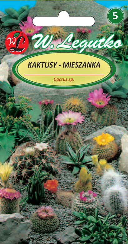 Kaktusy mix gatunków 0,2g (Cactus sp.)