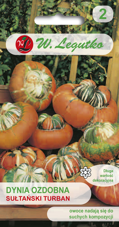 Ornamental pumpkin SULTAN TURBAN 2g (Cucurbita maxima)