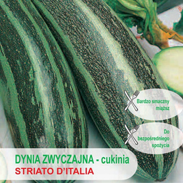 Zucchini Squash STRIATO D'ITALIA 2g (Cucurbita pepo)