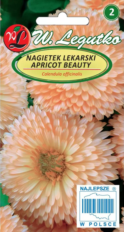 Nagietek lekarski APRICOT BEAUTY "Morelowa Piękność" 2g (Calendula officinalis)