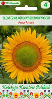 Decorative sunflower AMOR AMANT yellow 1g (Polish Flowers) (Helianthus annuus)