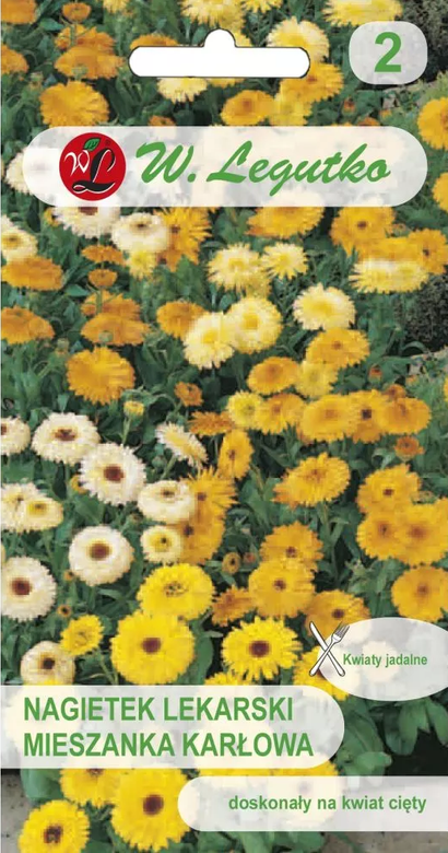 Dwarf Calendula officinalis mixture, 3g (Marigold)