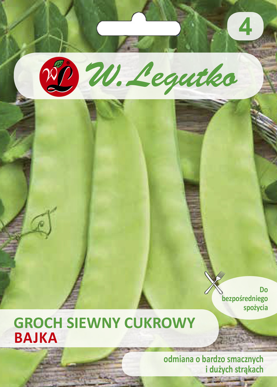 Groch siewny cukrowy BAJKA 40g (Pisum sativum)