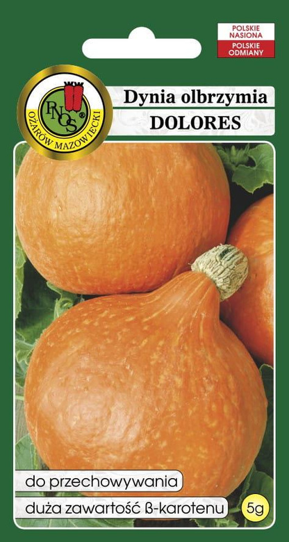 Dynia olbrzymia DOLORES 5g (Cucurbita maxima)