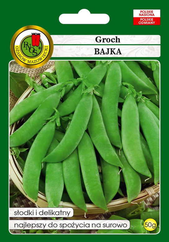 Groch cukrowy BAJKA 50g (Pisum sativum)