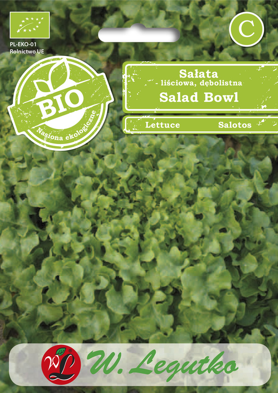 Sałata liściowa dębolistna SALAD BOWL 0,5g BIO (Lactuca sativa)