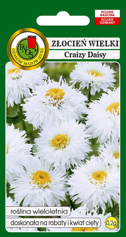 Large Marigold CRAZY DAISY white 0.2g