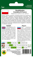 Rzodkiewka CANDELA DI FUOCO 2g (Raphanus sativus var. sativus)