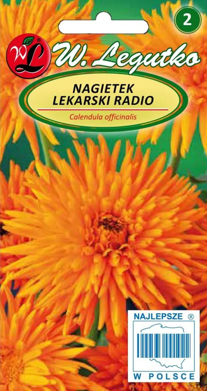 Nagietek lekarski RADIO pomarańczowy 2g (Calendula officinalis)