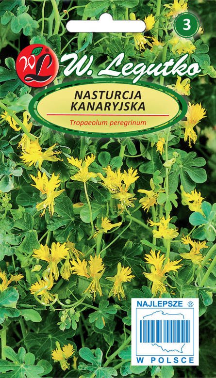 Nasturcja kanaryjska żółta 2g (Tropaeolum peregrinum)